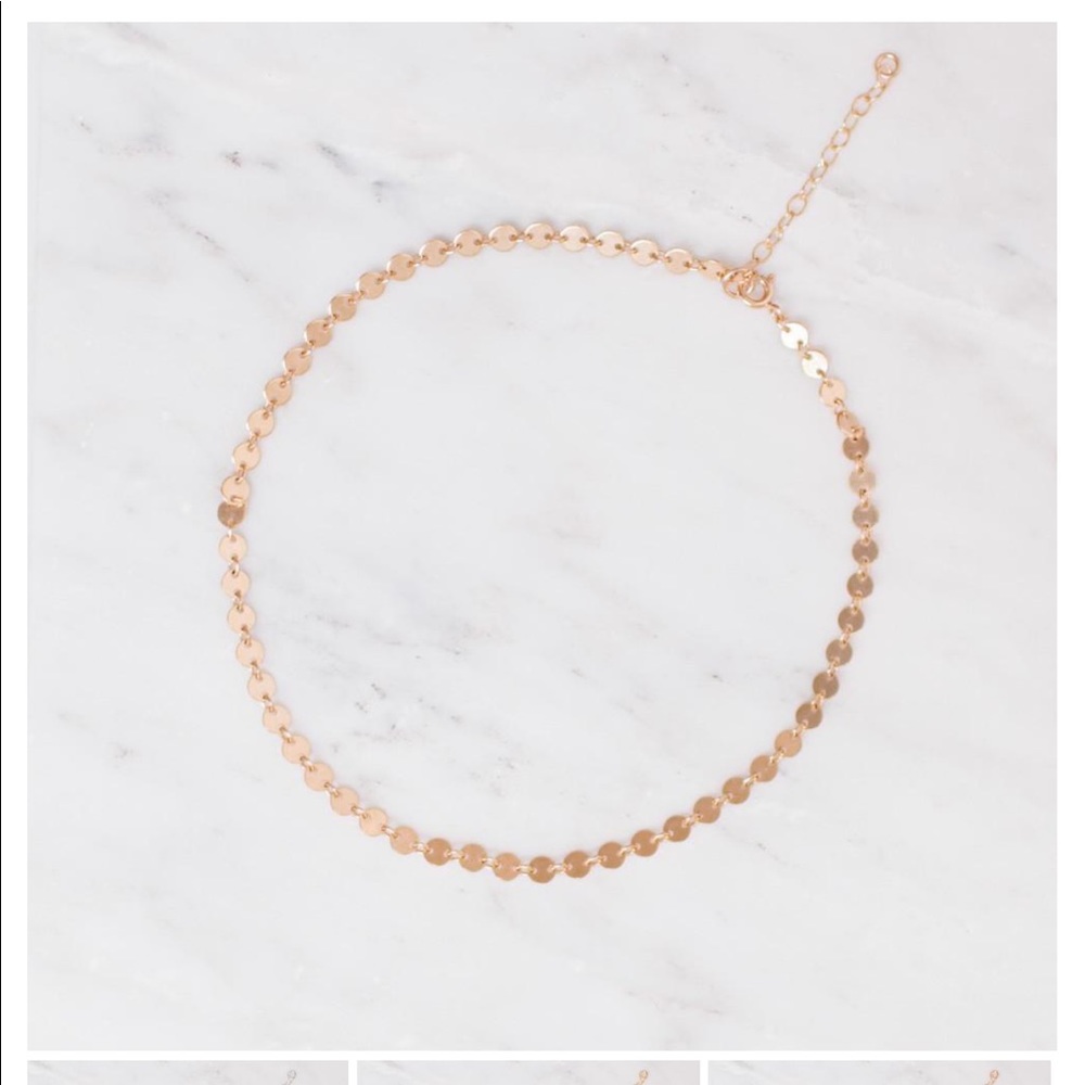 Made by Mary rose gold choker